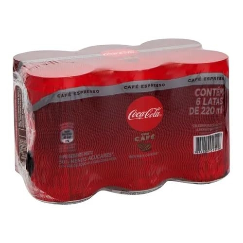 Pack de Coca-Cola Café 220ml 6 unidades Pack de Coca-Cola Café 220ml 6 unidades