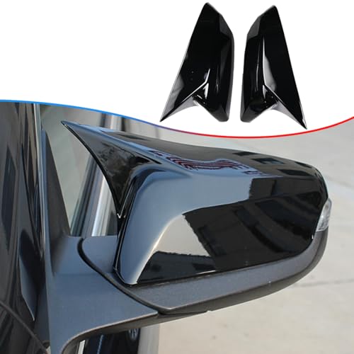 MUXEE For Chevrolet Malibu 2016-2024 Rear View Mirror Outside Housing Wing Mirror Cover Cap - ABS bright black Sport Upgrade Trims Interior Accessories (2PCS)?NOT FIT Premier models?
