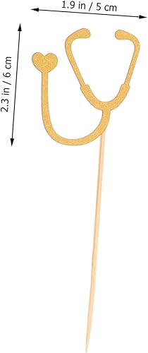 Miniatura 3 de Amosfun 24 piezas de adornos para cupcakes para enfermeras para la escuela, graduación, médica, enfermera, temática de fiesta de cumpleaños,