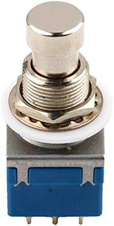 Mintice 5 X 3PDT 9 Pins Box Stomp Guitar Effect Pedal Foot Switch True Bypass Metal Blue