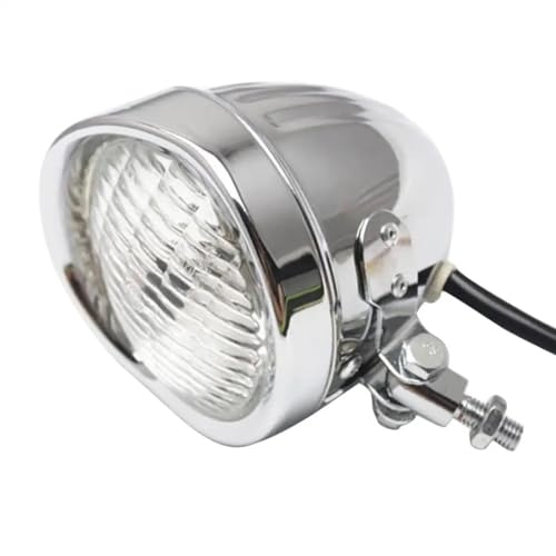 Phare de moto chopper résistant en aluminium montage inférieur