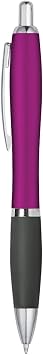 Satin Pen Add Custom Text Name Personalized Message Or Image $0.77 Each - Sold Pack of 250 - METALLIC FUCHSIA