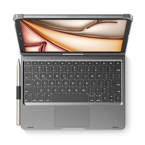 edaiser ��]���L�[�{�[�h�P�[�X 2025 iPad (11th-10th) & iPad Air 11�C���` (M2-M3) & Air 5/4���� & iPad Pro 11�C���` (4th-1st)�p ��]�\�ȃJ�o�[ �y���V���z���_�[�g���b�N