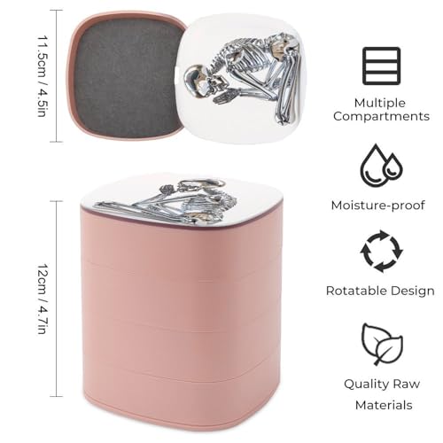 Boîtes à bijoux en métal argenté pour ne plus emmêler vos colliers - 3