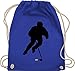Shirtracer Eishockey Trikot Ersatz - Eishockey Spieler - Unisize - Royalblau - eishockey trikot - WM110 - Turnbeutel und Stoffbeutel aus Baumwolle