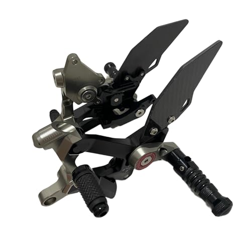 Pédales de moto arrière avec protection talon pour Panigale V4 et Streetfighter V4