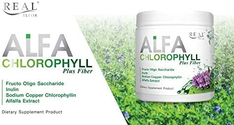 DOK MAI Alfa Chlorophyll Plus Fiber 100 g. Water Soluble Chlorophyll