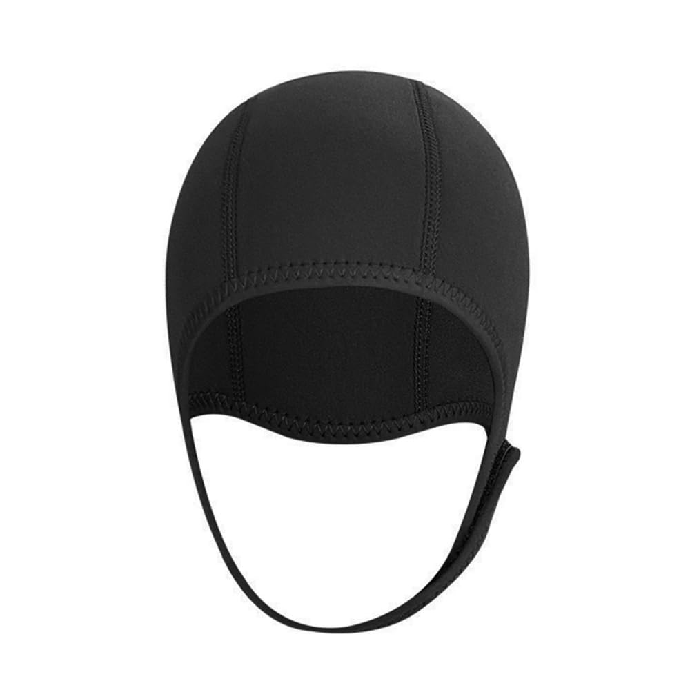 DONGKER Scuba Diving Hood Cap, 1 Stuck Neopren Neoprenanzug-Haube mit Kinnriemen, Thermo-Tauchhaube für Damen und Herren, Segeln, Wassersport