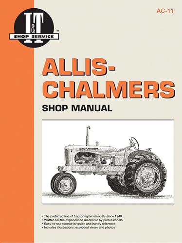 Allis Chalmers Shop Manual Models B C CA G RC WC WD + (I&t Shop Service, Ac-11/9402568)