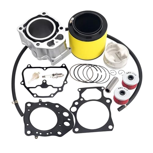 Kit de cilindro y pistón 86,5mm para motor TRX420 Rancher 420 TRX con filtro de aceite y juntas