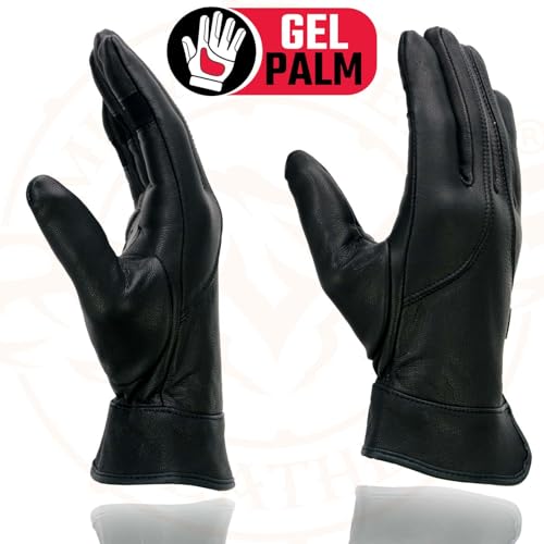 Image of Milwaukee Leather Women's Leather Lightweight Motorcycle Lined Driving Hand Gloves - X-Small