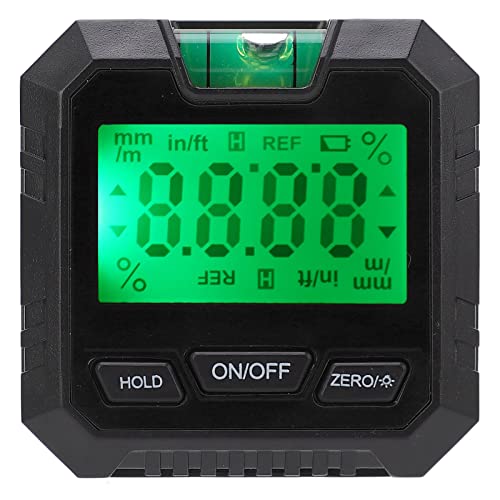 Buscador de ángulos digital horizontal con burbuja magnetica miniatura 6