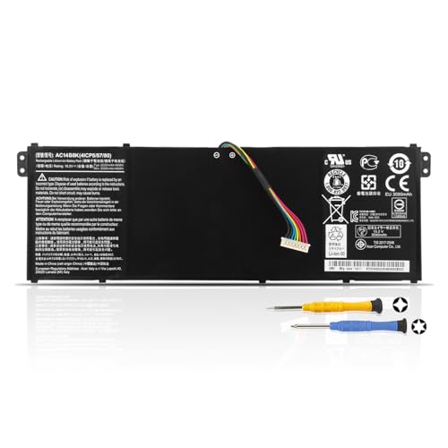 K KYUER AC14B8K AC14B3K Batteria per Acer Aspire R11 R3-131T