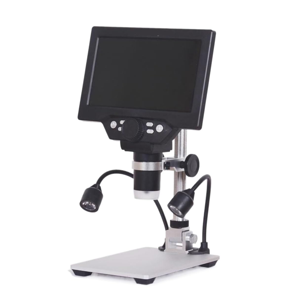 Microscopio G1200D. Microscopio digitale 1. 2MP 7. Pollice grande schermo a colori grande base Lcd. Display 1-1200X Continuo(Built-in lithium bat)