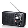Albrecht DR 86 kleine seniorenradio, 27861, DAB+/FM, muziek streaming, geïntegreerde 2200mAh batterij, kleur: zwart
