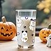 RiVolTa UV DTF Cup Wraps - 10 Sheets Halloween Uvdtf Decals for 16 oz Waterproof Personalized Boo Ghost Pumpkin Mouse Rub on Transfers Stickers for Glass Water Bottle Mug Tumblers Wood DIY Crafts Gift