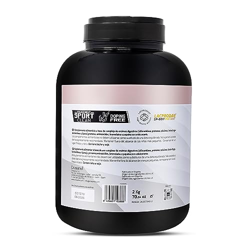 SPORT LIVE Concentrado de proteinas de suero de leche | Whey Protein en polvo con L-Glutamina y L-Leucina | Ayuda a aumentar tu masa muscular | Mejora tus batidos |Capuchino | 2 KG - imagen 2