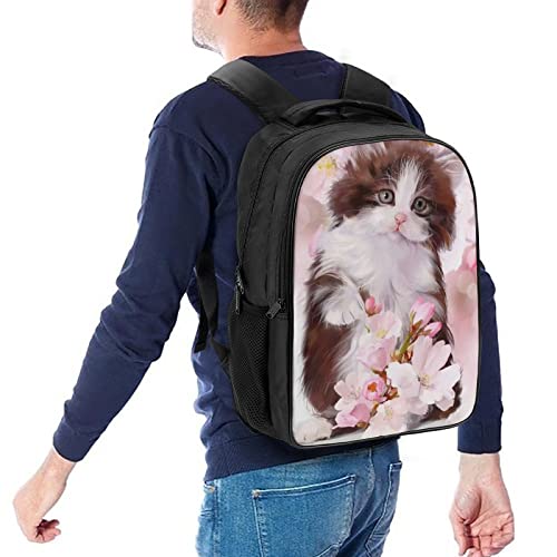 Sac d'école chat soulageant le dos des enfants - Cartable 3D confortable - 5