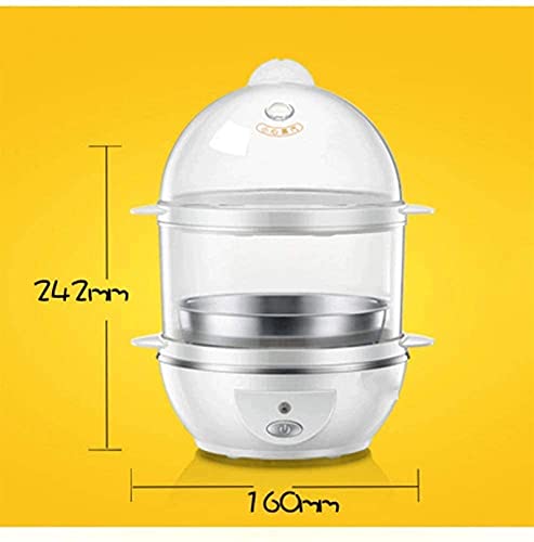 WGLL Elektrischer Eierkocher 14 Eierkapazität Easy Ei Poacher, Eierdampfer, Hart, mittlerer oder weicher gekochter Ei… – Bild 3