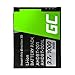 Green Cell® Batteria AHDBT-201 AHDBT-301 AHDBT-302 AHDBT201 AHDBT301 AHDBT302 per Fotocamera Digitale (Li-Ion celle 1000mAh 3.7V)