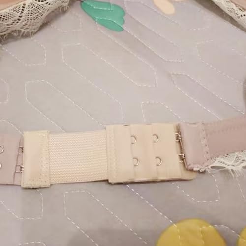 Image of Bra Strap Extenders, Women Elastic Extensions Bra Extender Set, 6 Piece,Skin,White,Black