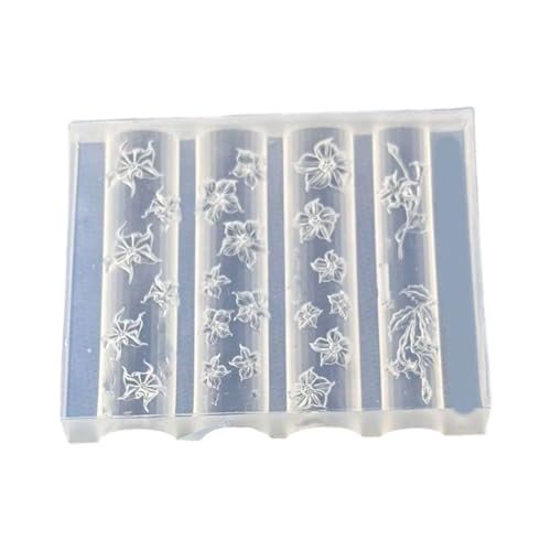 Moldes de silicona para decoración de uñas, diseño de flores, accesorios pequeños, moldes de manualidades adecuados para entusiastas de la belleza, moldes de uñas florales