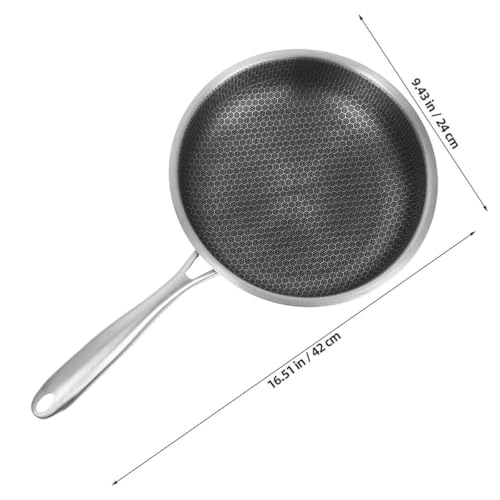 Poêle à œufs induction avec revêtement antiadhésif inox - 8