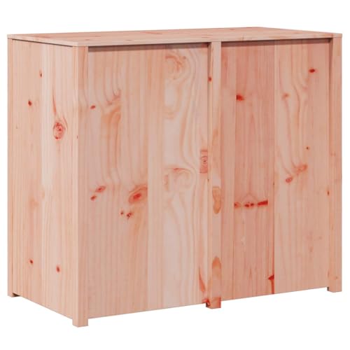 Qnhdfrt Modern Kitchen Cabinet Brown Oak 106x55x92 cm Solid Pine Wood Tall Pantry Cupboard with 4 Shelves Robust Storage Unit for Kitchen Living Room - Image 7