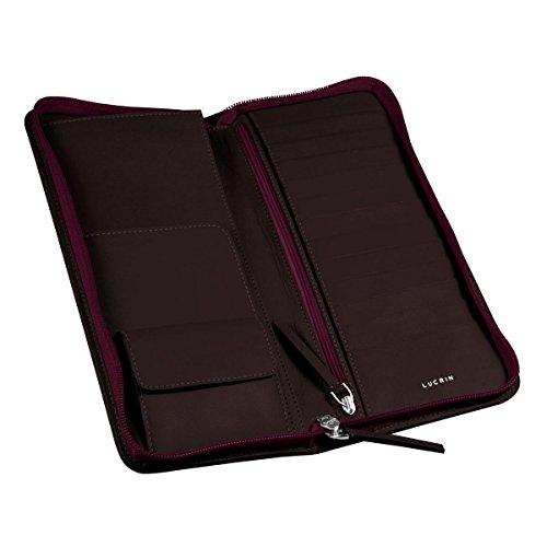 Lucrin tasca di carta, Bordeaux (Brown)