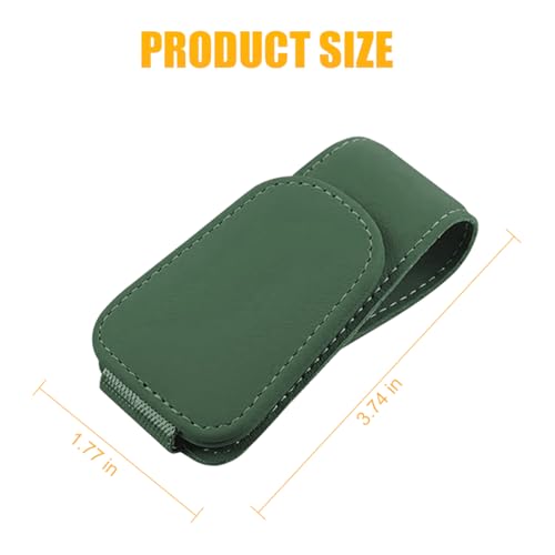 Image of AICEL Sunglasses Holders for Car Sun Visor, Leather Eyeglasses Hanger Mounter, Magnetic Glasses Holder and Ticket Card Clip, Auto Interior Accessories Universal for SUV Pickup Truck