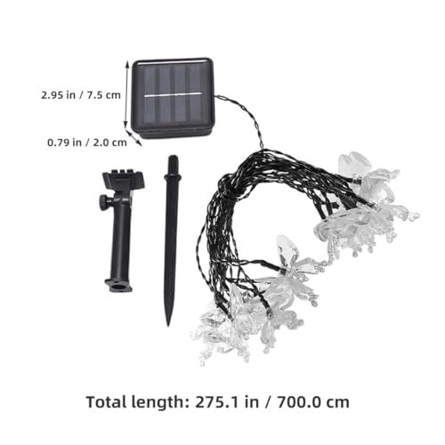 Luces decorativas de mariposa para exteriores 7m 50 LED miniatura 2