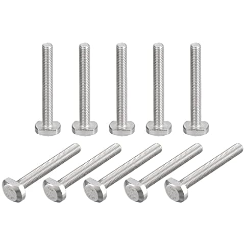 sourcing map M5x40mm T-Slot Bolts, 10pcs Cover