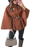 Caractéristiques: Ce manteau cape présente une coupe ample qui met en valeur toutes les morphologies, offrant confort et style décontracté. Il crée un look classique et intemporel.