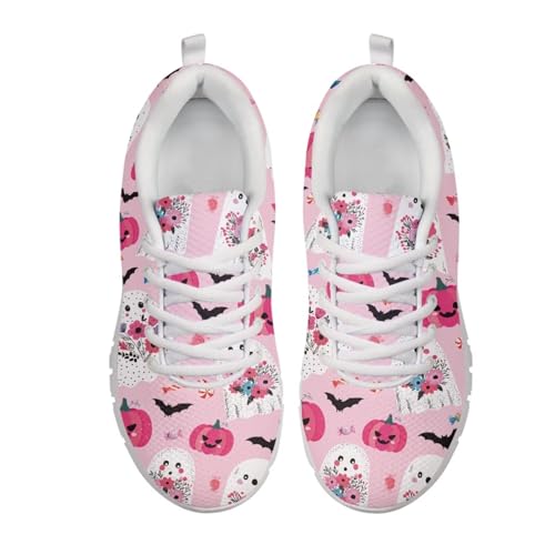 GIFTPUZZ Womens Athletic Walking Sneakers Running Shoes Sports Trainers Low Top Anti-Slip Lace Up Size 5-122