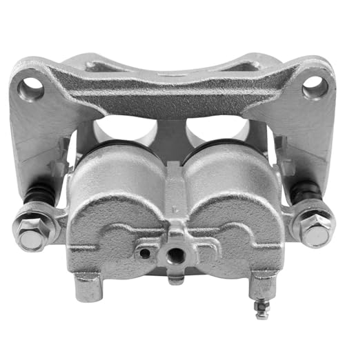 Image of Detroit Axle - 2pc Front Brake Calipers for 2017-2022 Ford Edge Lincoln MKX | Continental, Disc Brake Calipers with Brackets 2018 2019 2020 2021 Replacement
