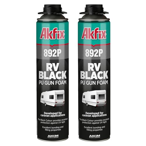 Akfix 892P Black Spray Foam Sealant (2-Pack)