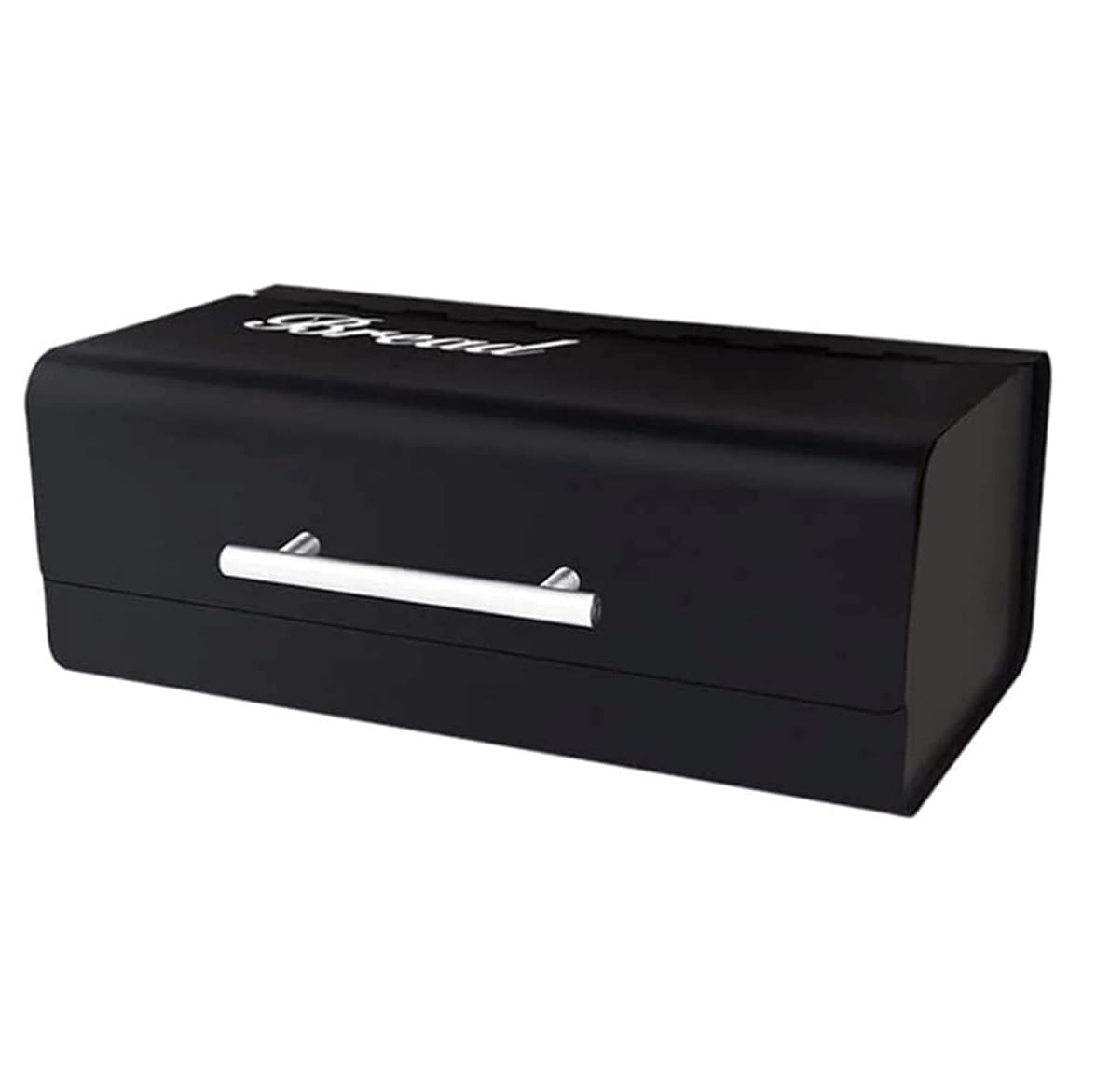 MHbdfsxz Bread Container Storage Bin Metal Bread Box Bin Multifunctional Storage For Snack Decor Cookies Pastries(Black)