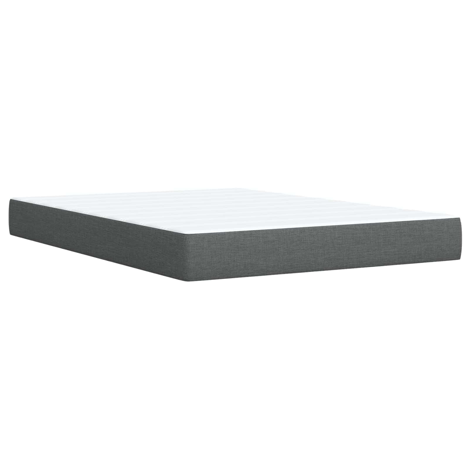 Boxspringbett mit Matratze dunkelgrau 160 x 200 cm