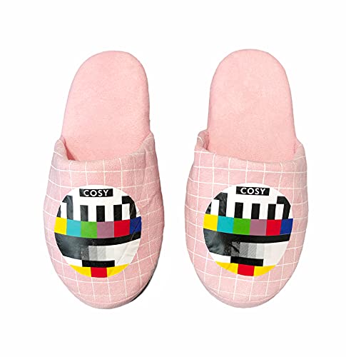 Pantofole/Babucce design Monoscopio TV - Rosa