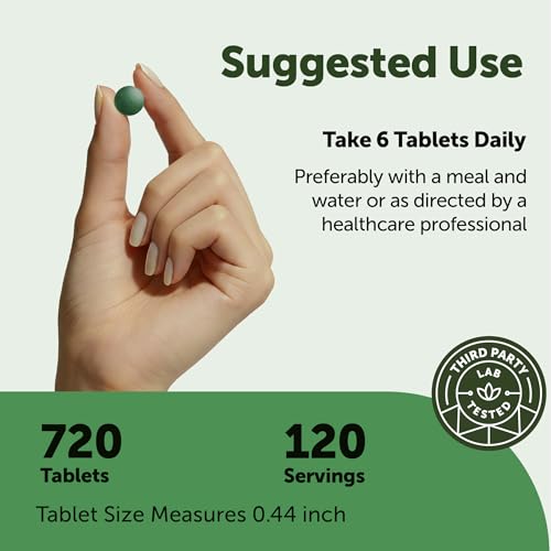 Micro Ingredients Organic Spirulina Tablets