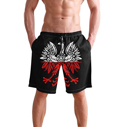 Men's Quick Dry Swim Trunks with Pockets Missouri Flag Beach Board Shorts Bathing Suits2