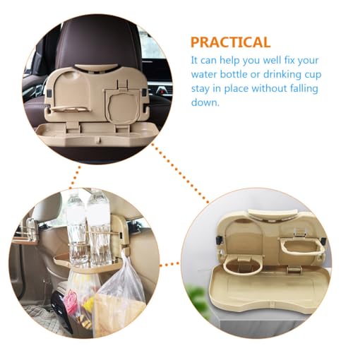 Portavasos para carro multifuncional beige 2 pcs miniatura 7