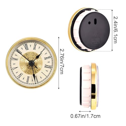Insert d'horloge classique pour tête d'horloge ronde - 4