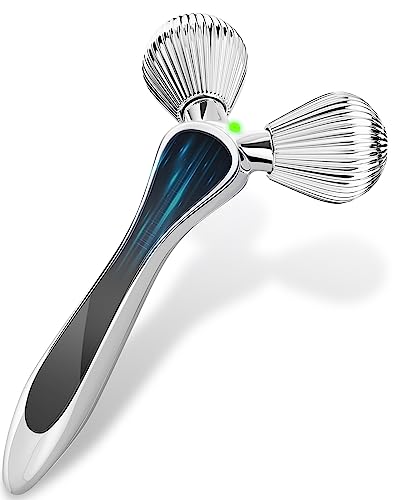 Indisea 美顔ローラー 美容ローラー 美顔器 小顔ローラー Ｙ字型 3D 充電不要 微弱電流 防水 天然磁石付き 簡単操作 男女兼用 女性 友達 母の日 誕生日 ギフト (シルバー) ボックス