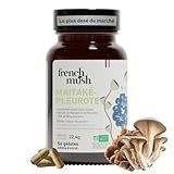 French Mush Duo Maïtaké Pleurote Bio – 56 Gélules Vegan - Satiété, Digestion & Métabolisme - Extraits Concentrés 50/50 (20% Bêta-Glucanes) - 2 Gélules/Jour - 100% Bio & Fabriqué en France
