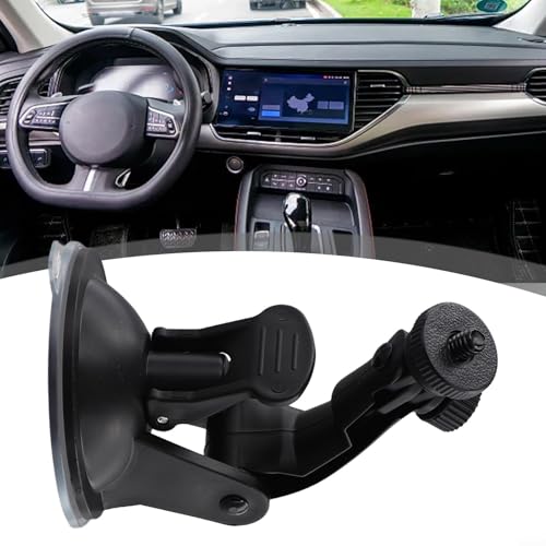 Auto-DVR-Halterung mit Saugnapf für Hero 3+/3/2/Action Cam, verstellbare um 360 Grad drehbare Halterung, ABS-Material, schwarz