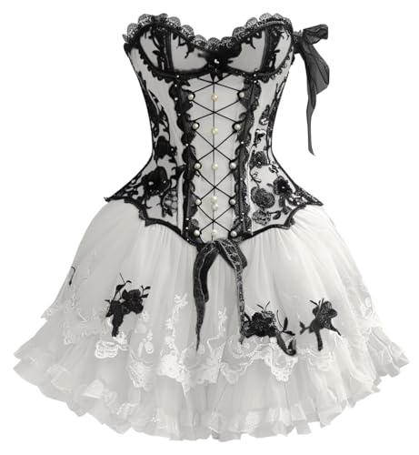Mauuwy Gothic Homecoming Dresses with Black Appliques Victorian's Lace DAMA Dresses Vintage Short Quinceanera Dress4