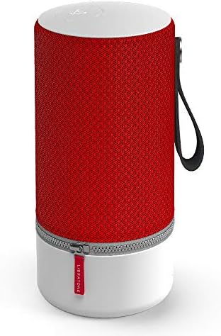 Libratone Zipp Wifi Bluetooth Smart Speaker, 360° Loud Stereo Sound with Dual Mic Build-in, 15W Woofer Deep Bass, 12 Hour Playtime, Airplay2 and Spotify connect, Work with Alexa(Victory Red)