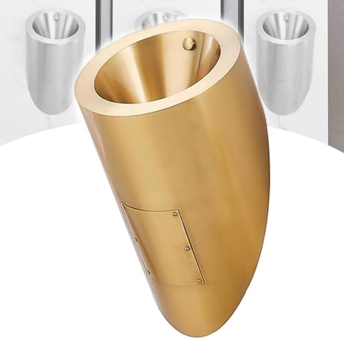 OTQEFTN Automatic Flushing Urinal,Vertical Urinal,304 Stainless Steel Urinal,Wall-Mounted Urinal,Urinals for Men,Intelligent Sensor Flush Public Toilet
