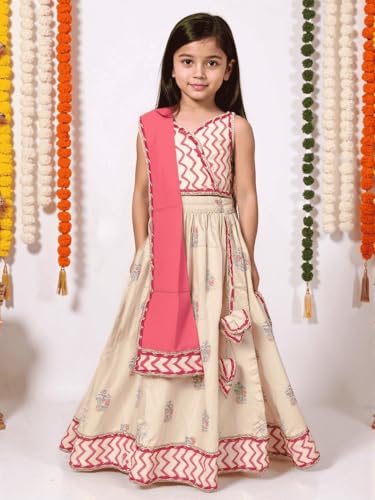 Image of Nautinati Girls Lehenga Choli Set